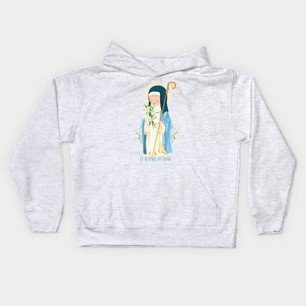 Santa Beatriz de Silva Kids Hoodie by AlMAO2O